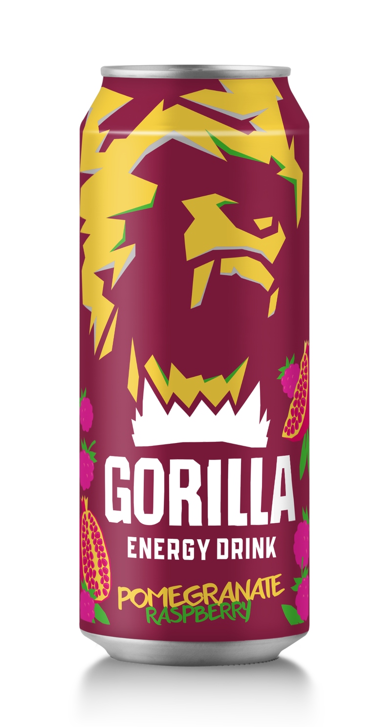 Gorilla Energy Drink, Pomegranate Raspberry
